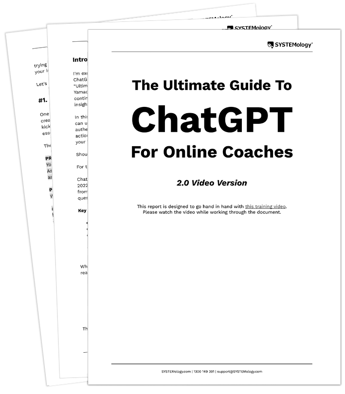 chatgpt for online coaches pdf