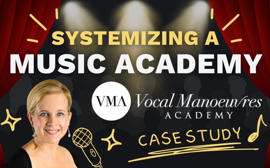 Transforming a Music Academy: Vocal Manoeuvres’ Systemizing Journey